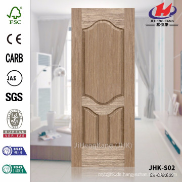 JHK-S02 Neues Design Ungewöhnliche Holzlinie Hochwertige EV Eiche Furnier Preis Make Door Skin